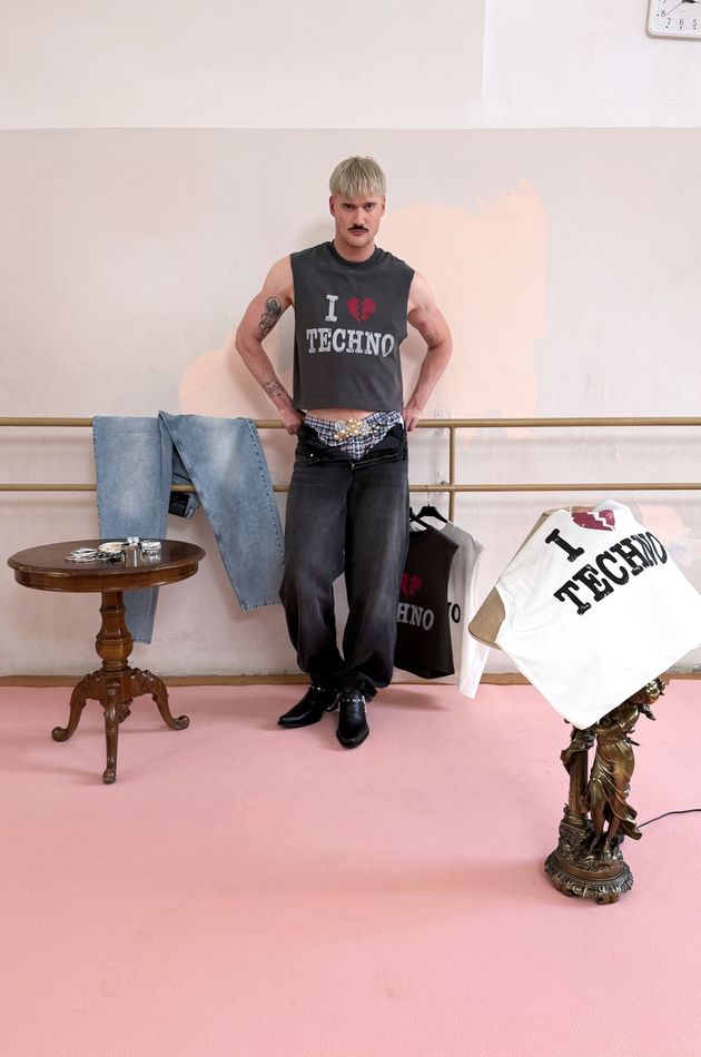 Футболка оверсайз I HATE TECHNO