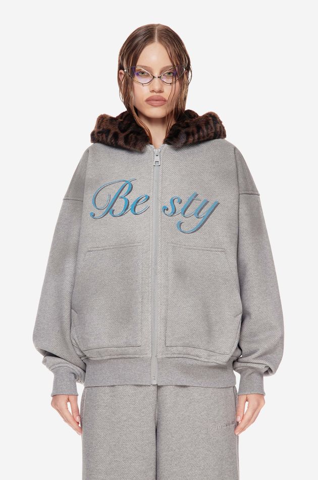 Зип Худи с Принтом BESTY
