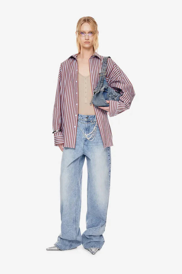 Fit широкие джинсы завышенной посадки