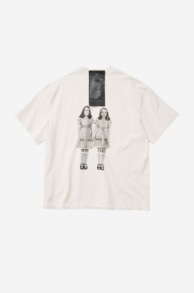 Хлопковая футболка оверсайз SHINING TWINS