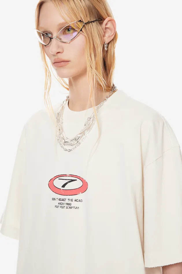 Mute Футболка Оверсайз с Принтом